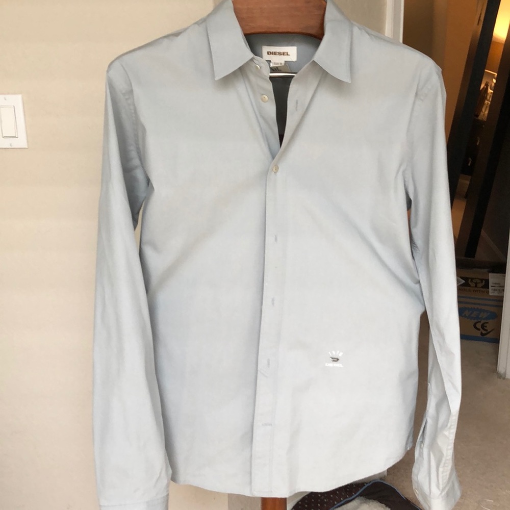 Diesel gray XL dress shirt